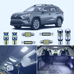 Amazon.com: AUTOGINE White LED Interior Lights Kit for Toyota RAV4 2016  2017 2018 2019 2020 2021 2022 Super Bright 6000K Interior LED Lights Bulbs  Package + Install Tool : Automotive